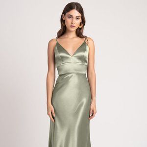Jenny Yoo Brenna in Sage, Size 4